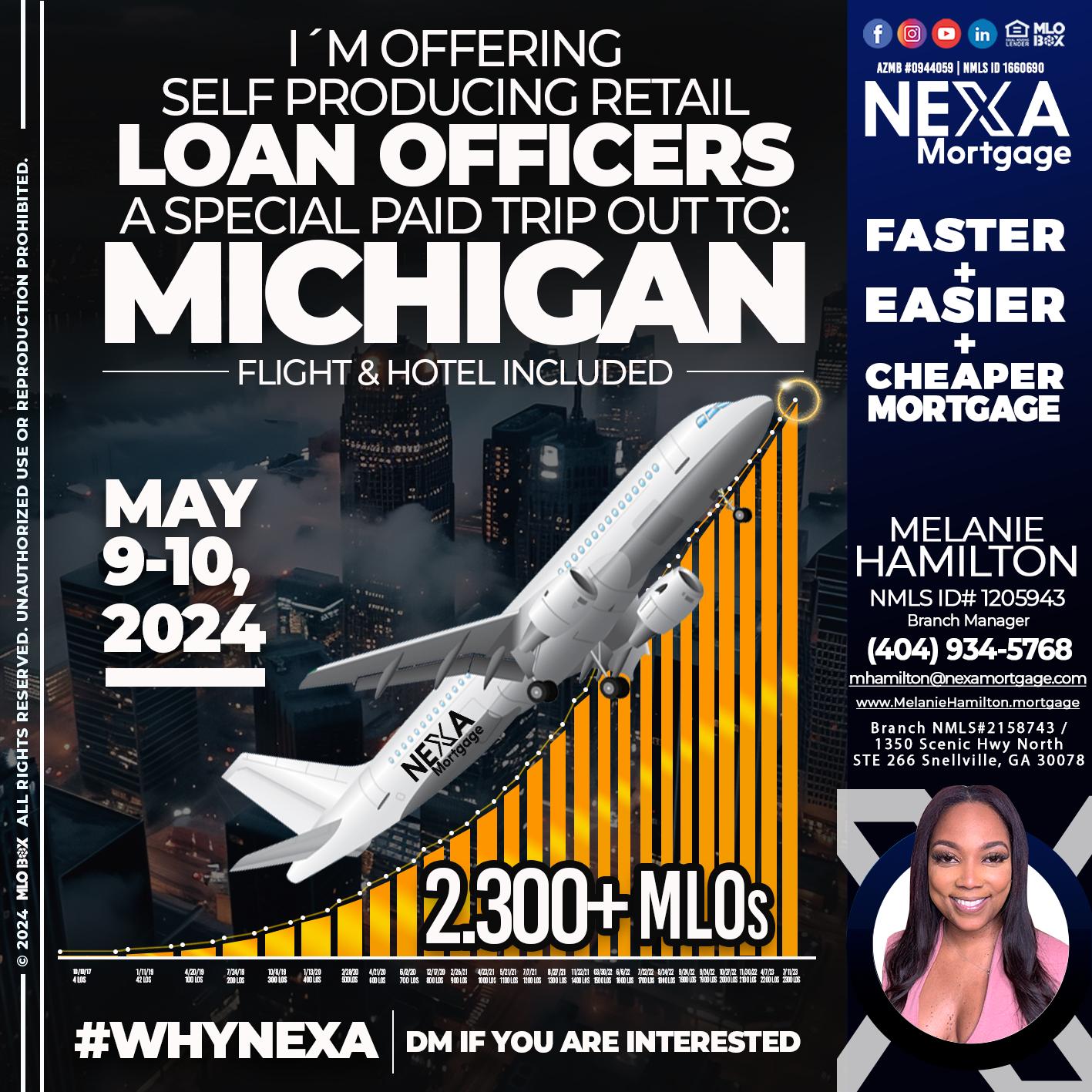 michigan trip - Melanie Hamilton -Loan Officer