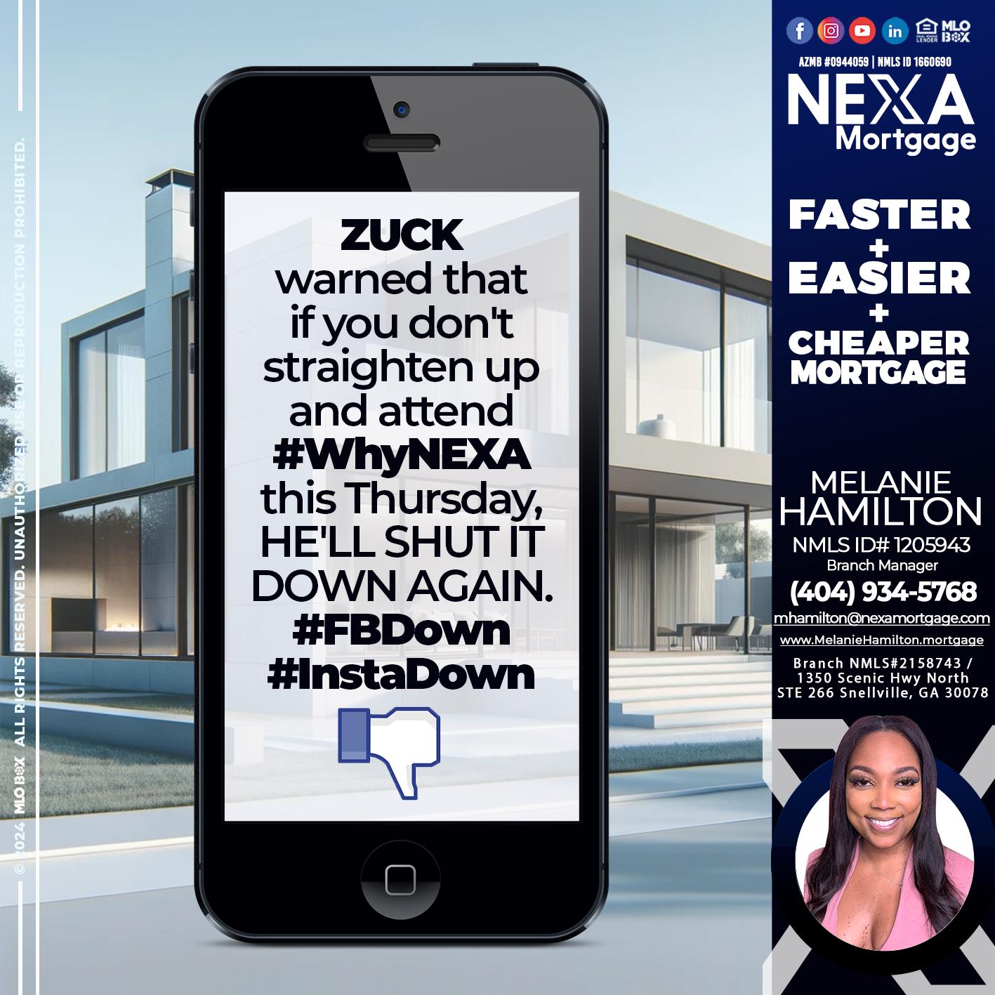 zuck 1 - Melanie Hamilton -Loan Officer