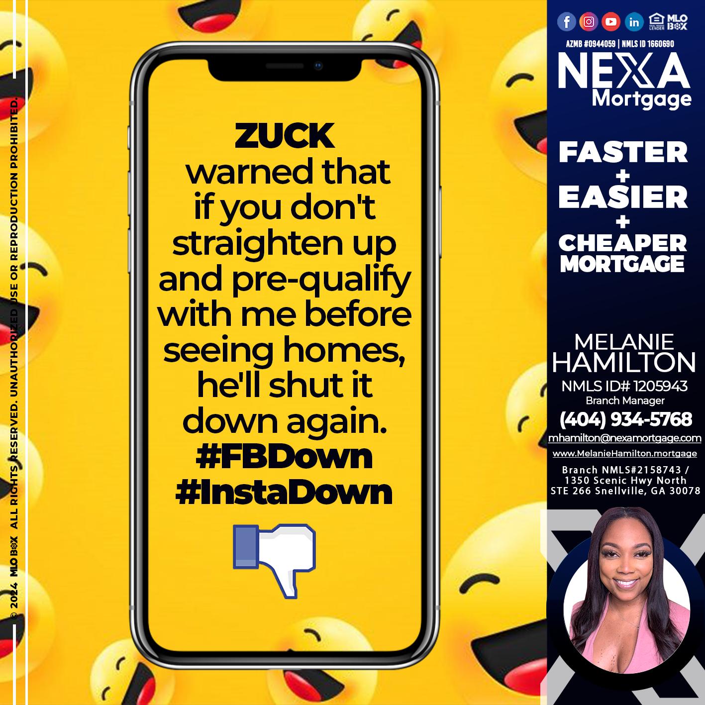 zuck 2 - Melanie Hamilton -Loan Officer