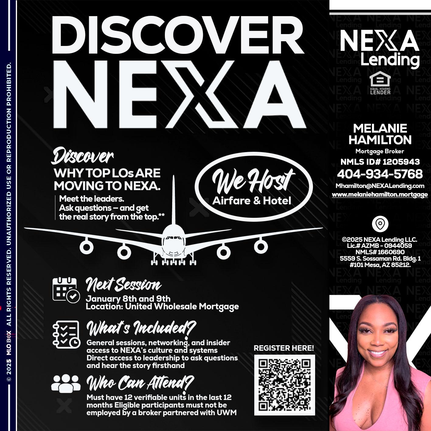 DISCOVER NEXA - Melanie Hamilton -Loan Officer