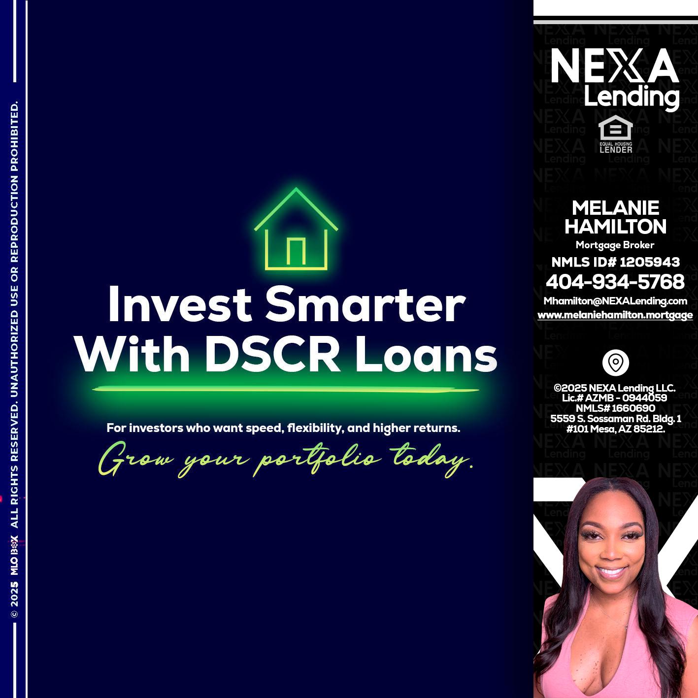 DSCR - Melanie Hamilton -Loan Officer