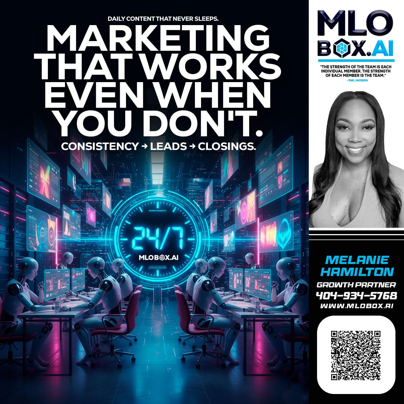 MARKETING THAT WORKS - Melanie Hamilton -Loan Officer