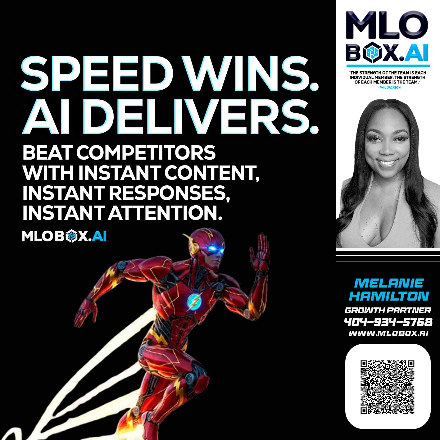 SPEED WINS - Melanie Hamilton -Loan Officer