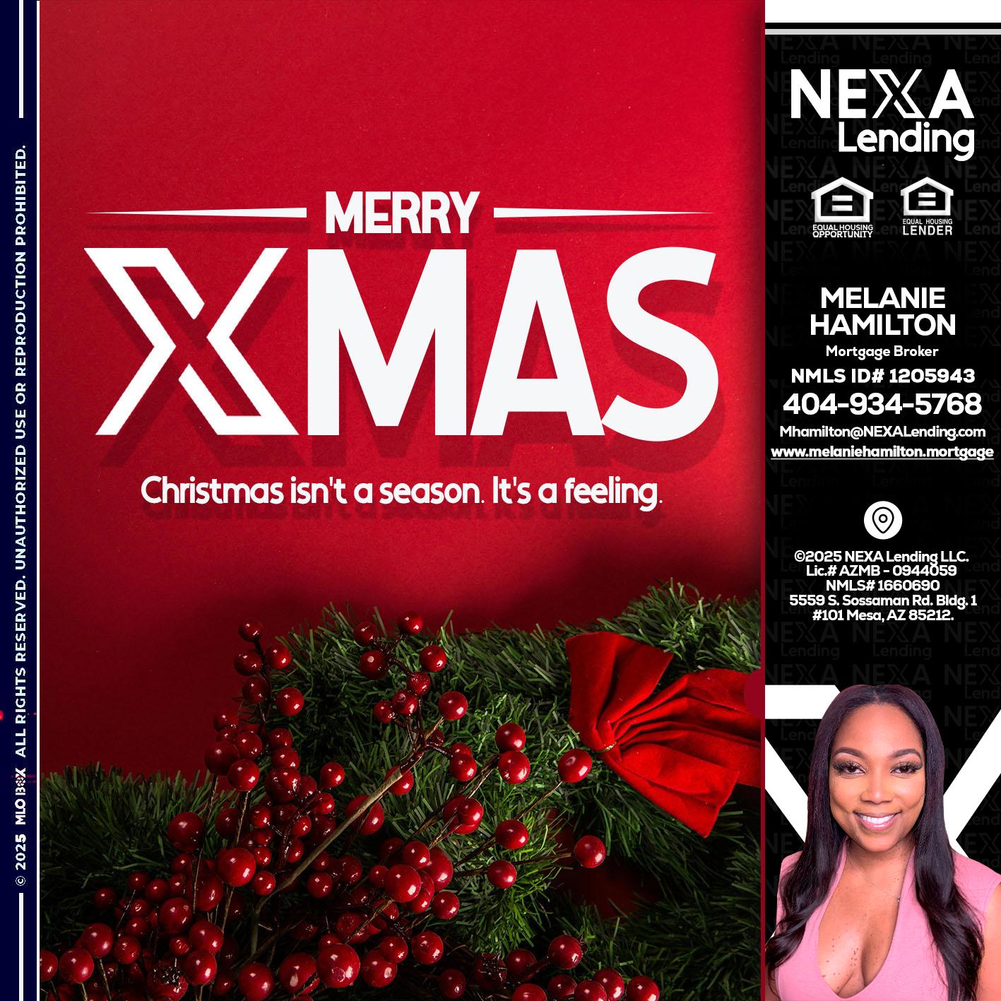 merry xmas - Melanie Hamilton -Loan Officer