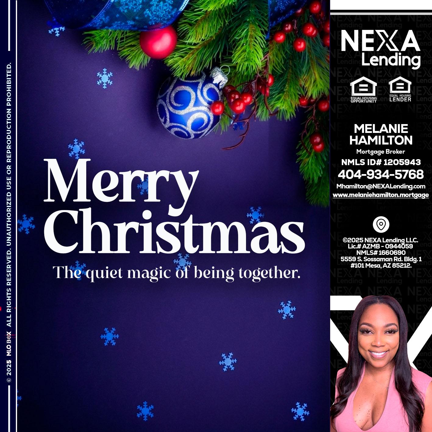 merry christmas - Melanie Hamilton -Loan Officer