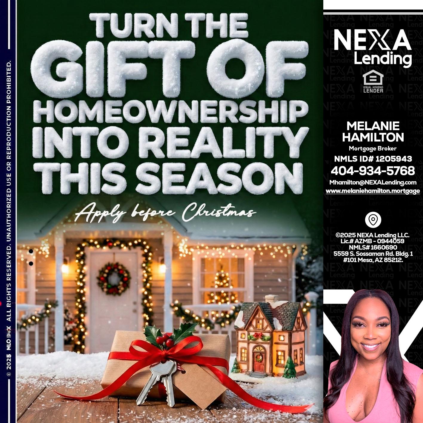 TURN GIFTS - Melanie Hamilton -Loan Officer