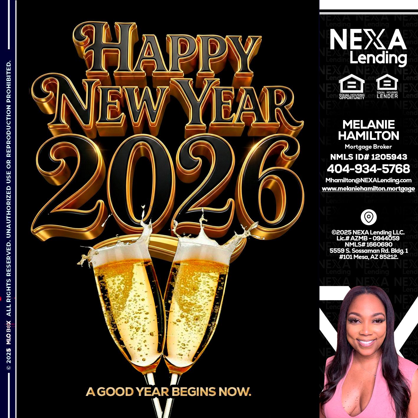 happy new year 2026 - Melanie Hamilton -Loan Officer