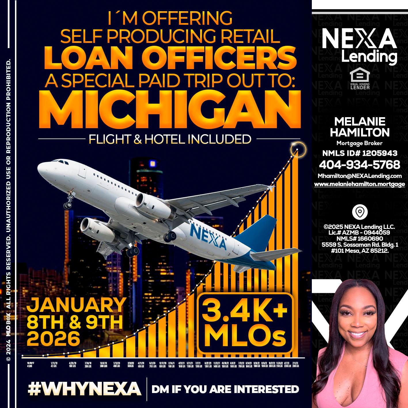 MICHIGAN TRIP - Melanie Hamilton -Loan Officer