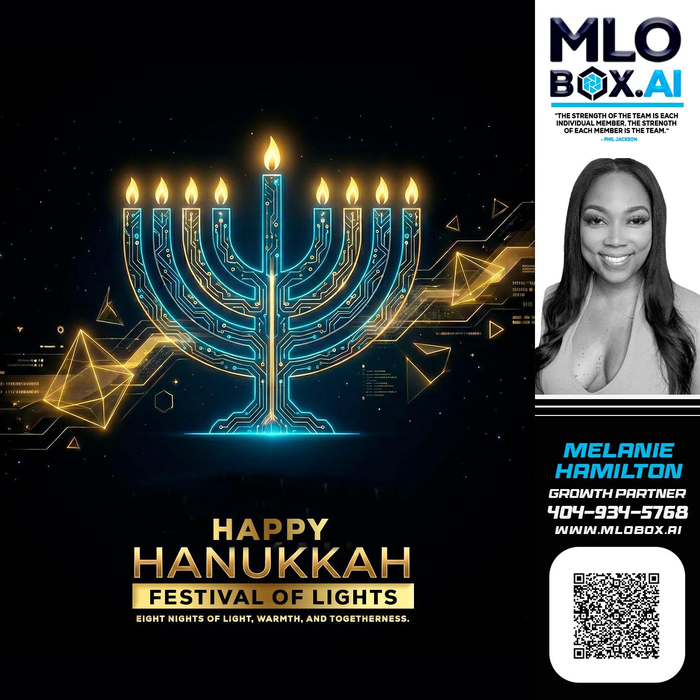 happy Hanukkah - Melanie Hamilton -Loan Officer