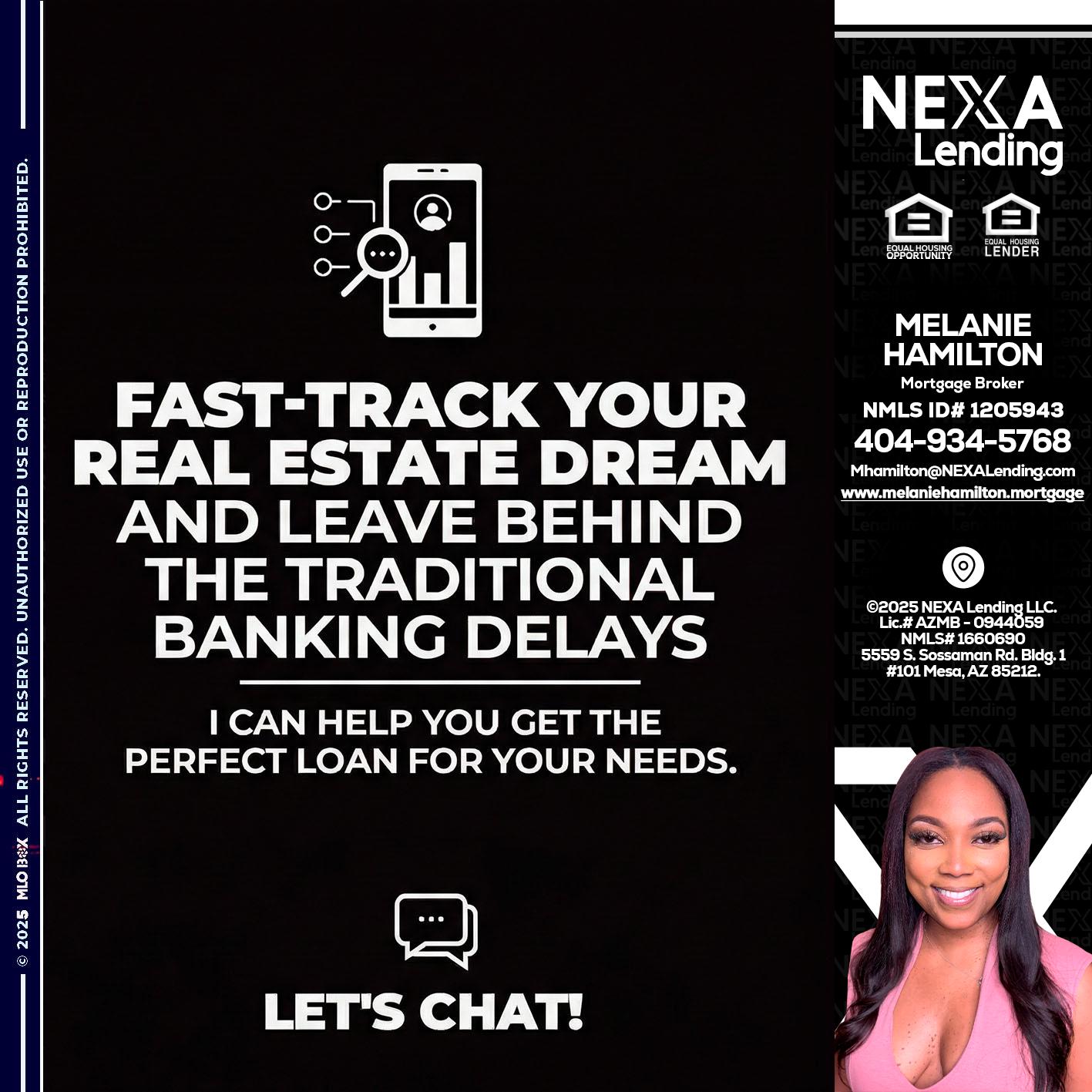 FAST TRACK - Melanie Hamilton -Loan Officer