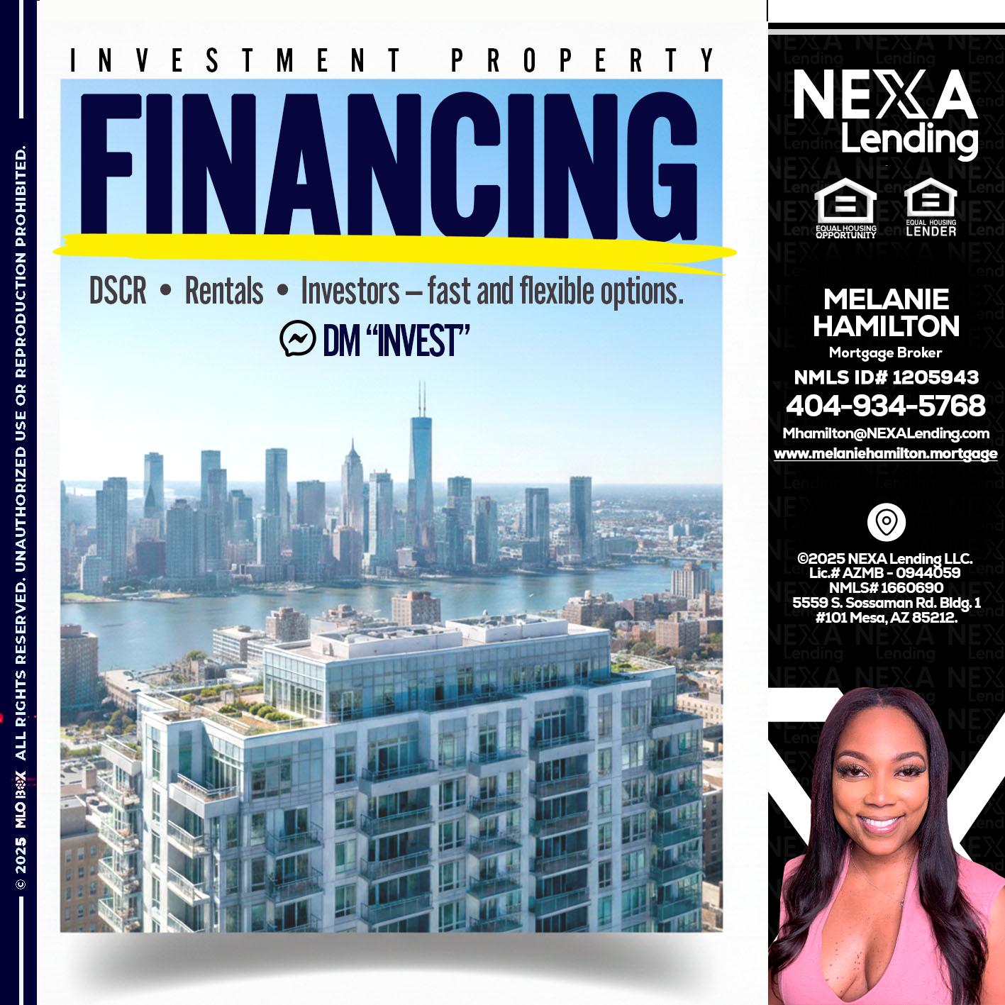 FINANCING - Melanie Hamilton -Loan Officer