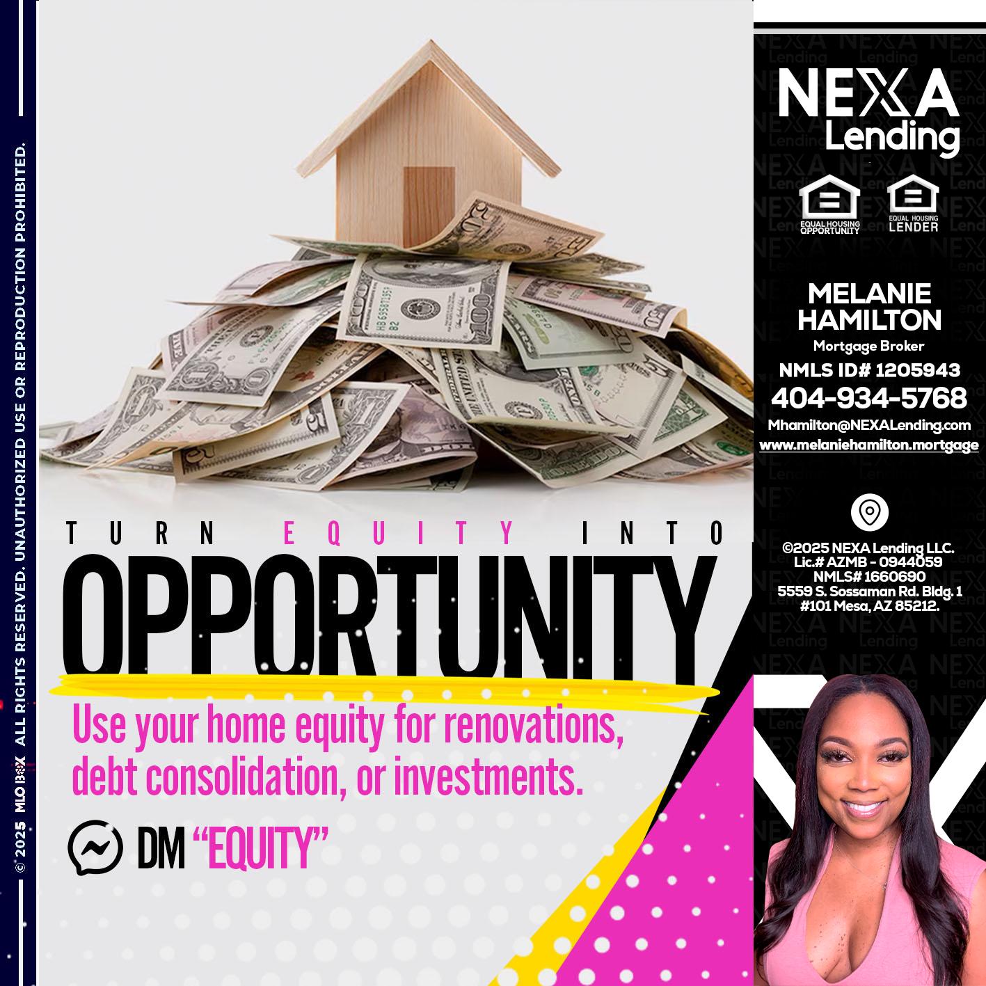 opportunity - Melanie Hamilton -Loan Officer