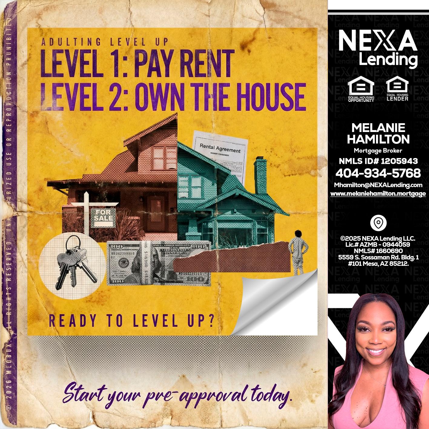 LEVEL 1 - Melanie Hamilton -Loan Officer