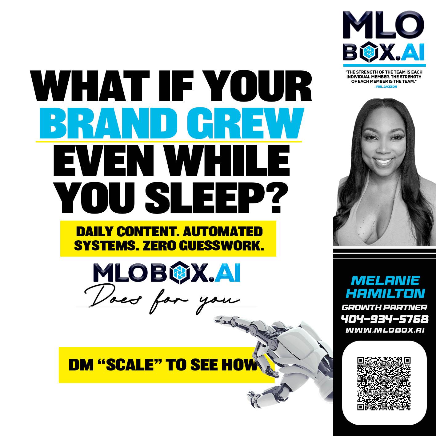 WHAT IF YOUR BRAND GREW - Melanie Hamilton -Loan Officer