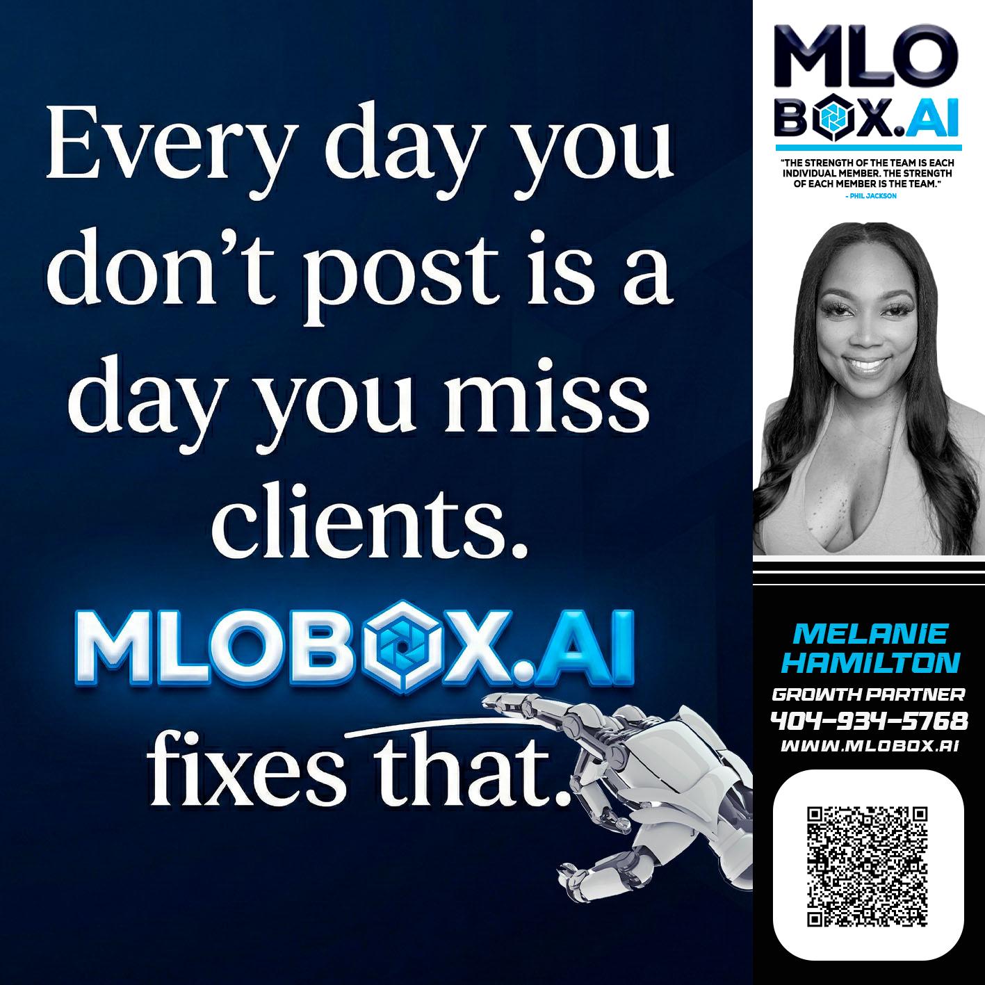 everyday - Melanie Hamilton -Loan Officer