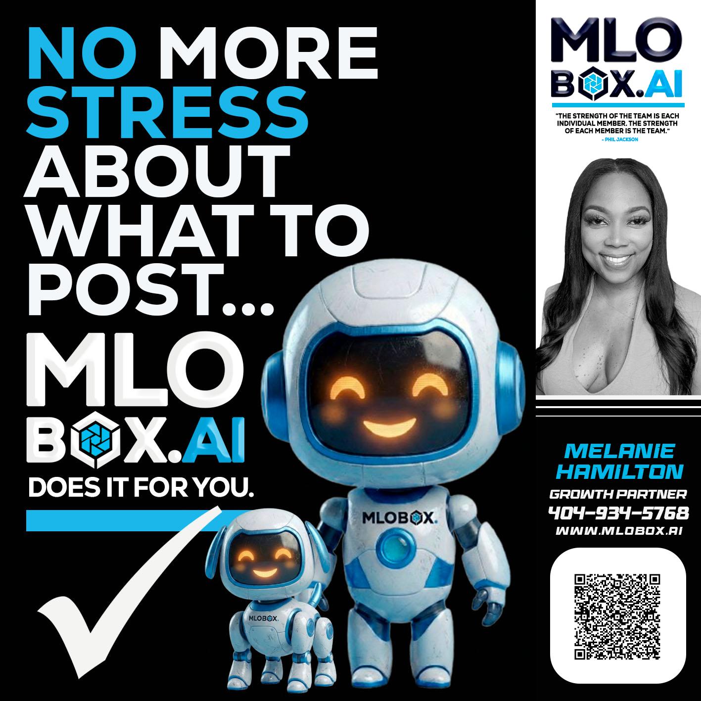 NO MORE STRESS - Melanie Hamilton -Loan Officer