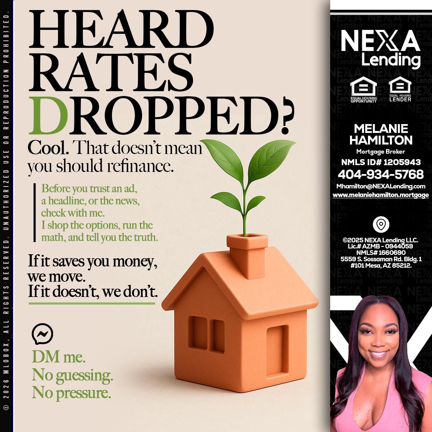 HEARD RATES - Melanie Hamilton -Loan Officer