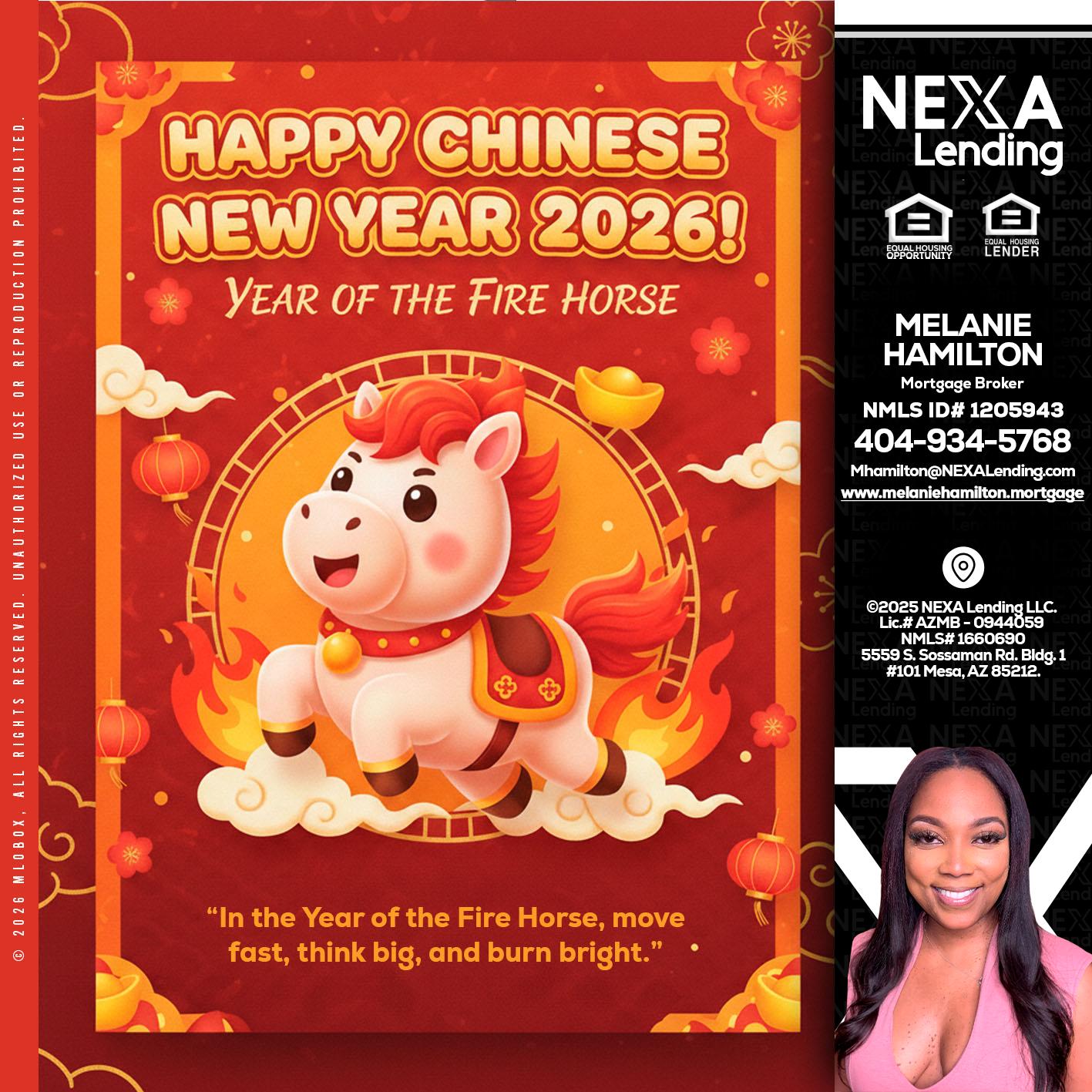 happy Chinese new year - Melanie Hamilton -Loan Officer