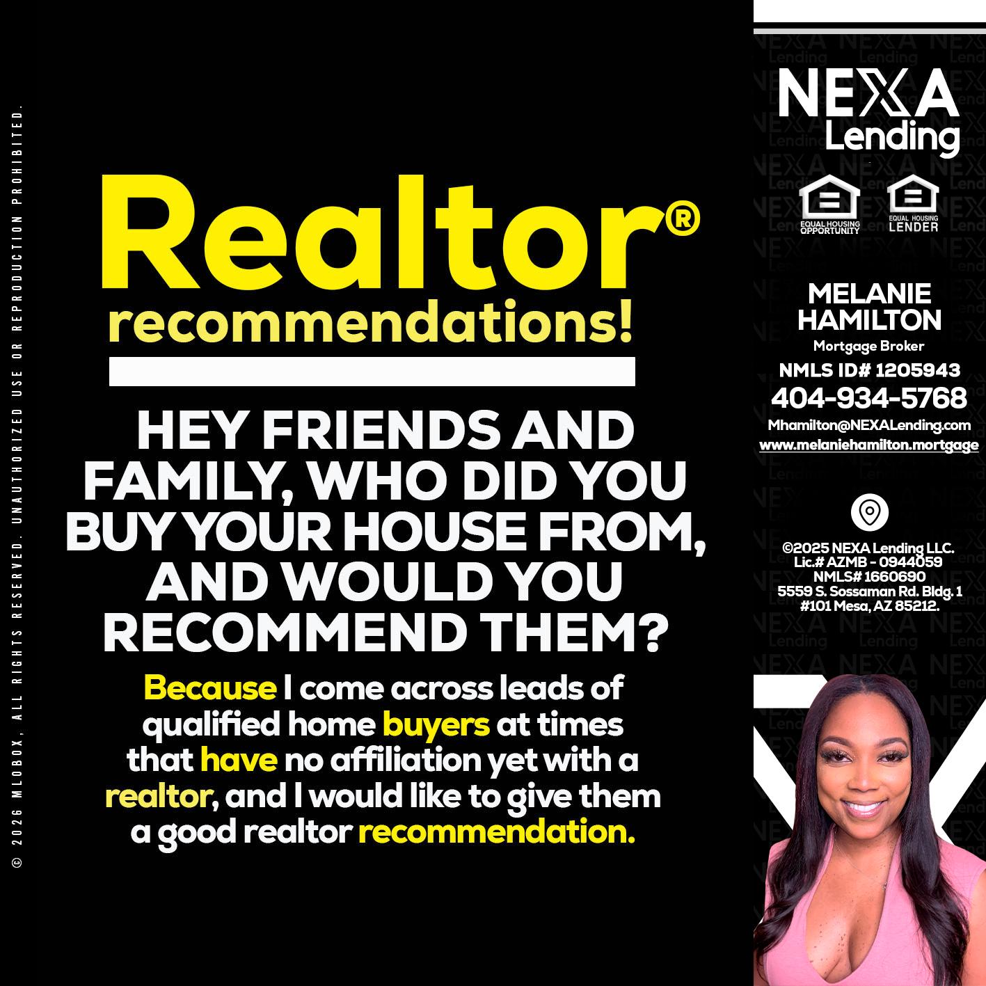 REALTOR - Melanie Hamilton -Loan Officer