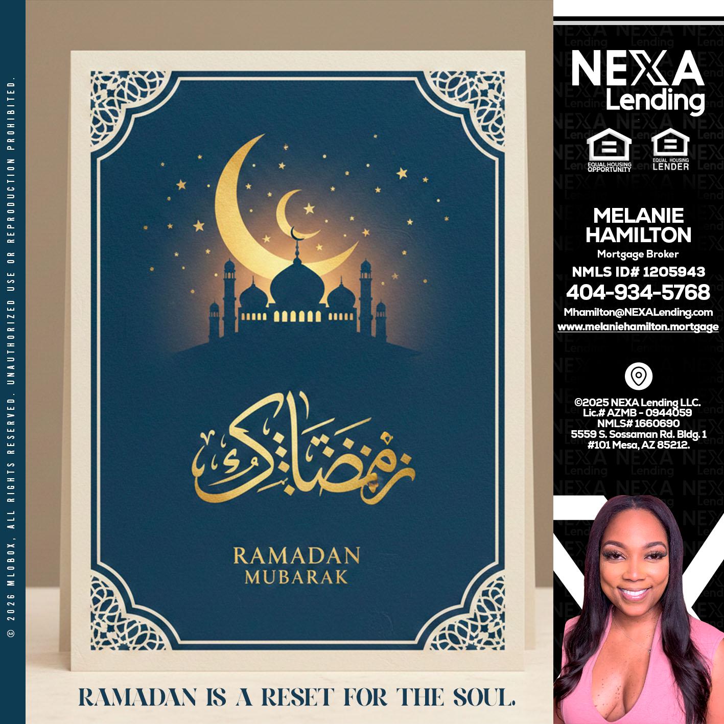 HAPPY RAMADAN - Melanie Hamilton -Loan Officer