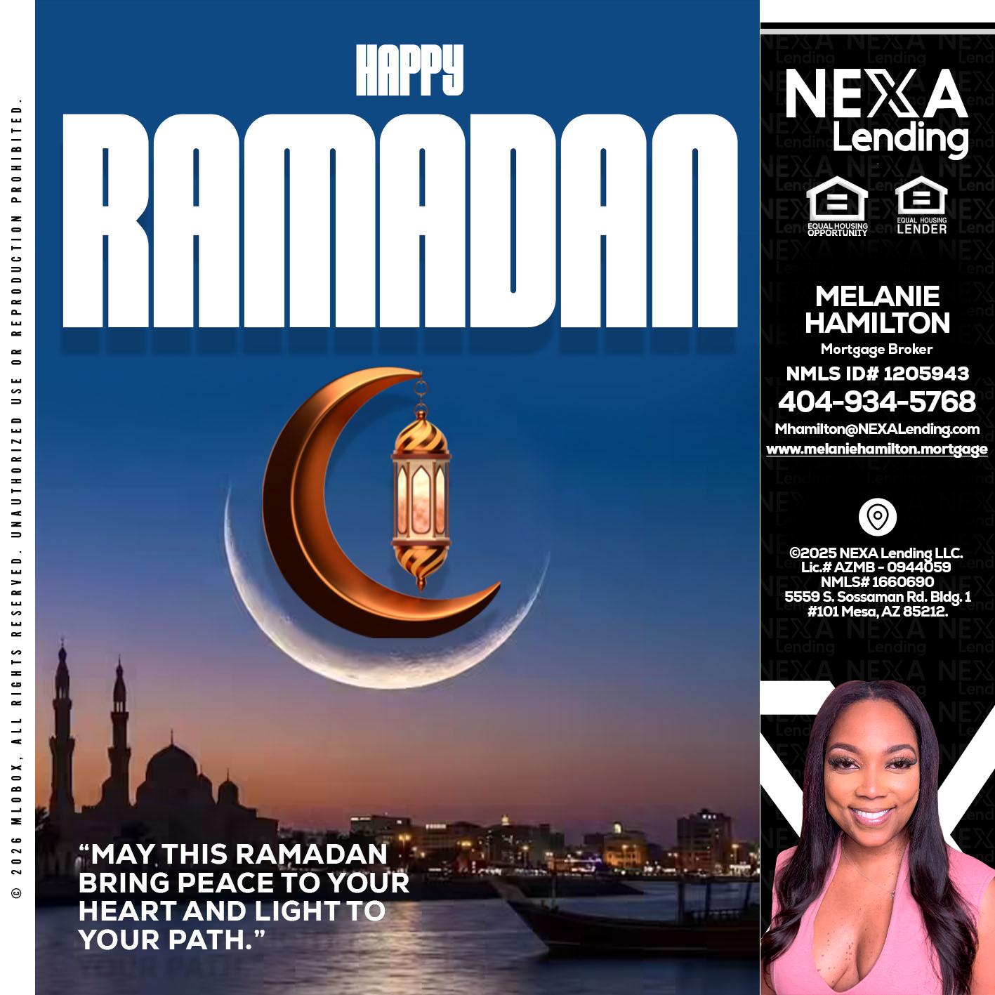 RAMADAN - Melanie Hamilton -Loan Officer
