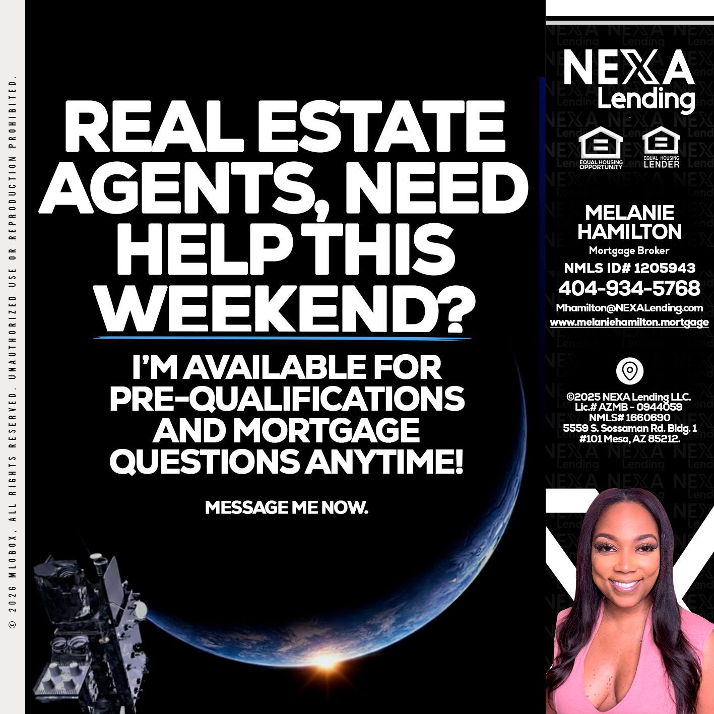 REAL ESTATE AGENTS - Melanie Hamilton -Loan Officer