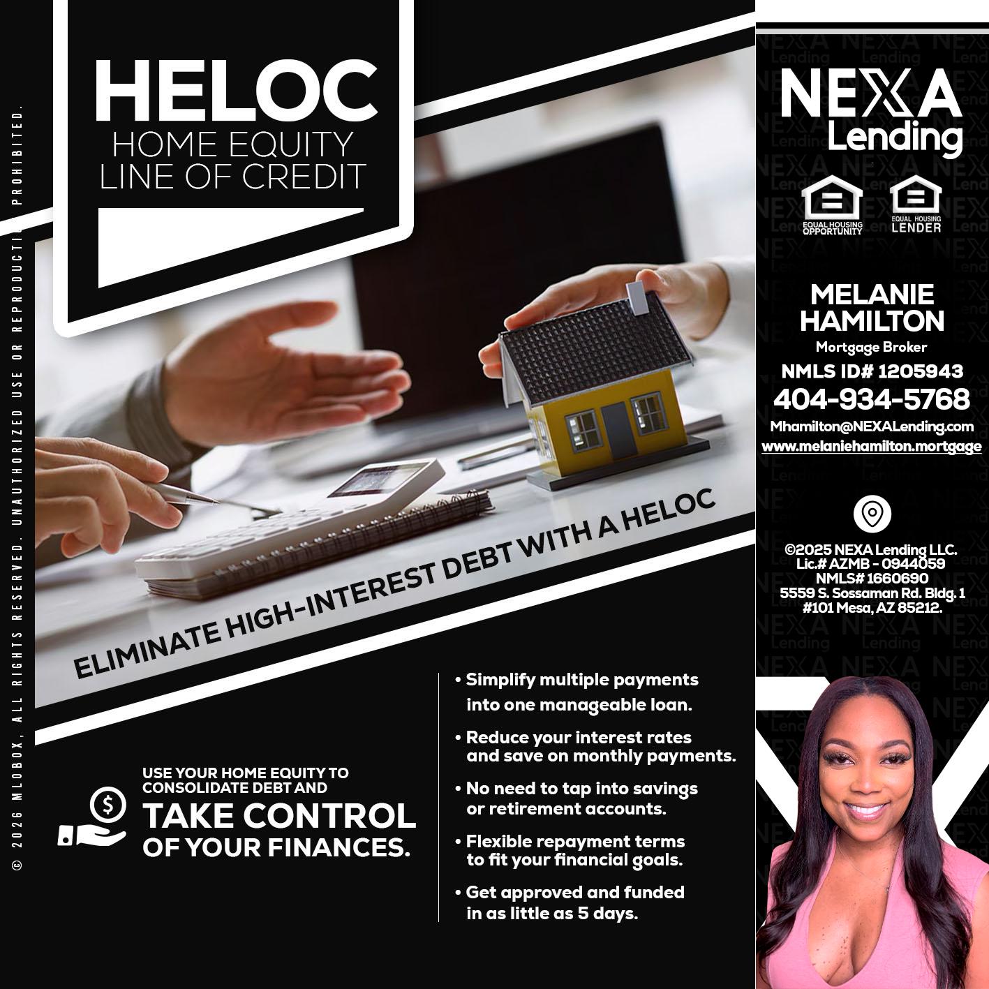 HELOC - Melanie Hamilton -Loan Officer