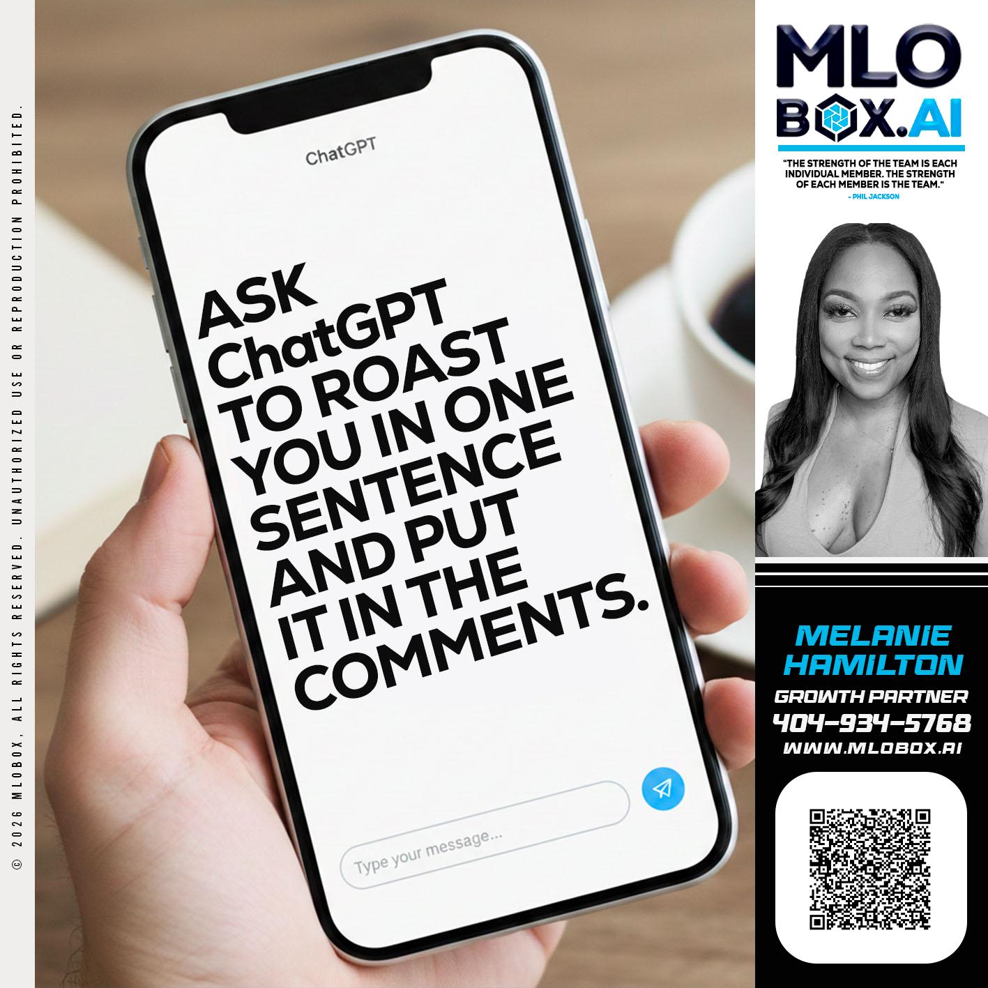 ASK CHAT GPT - Melanie Hamilton -Loan Officer