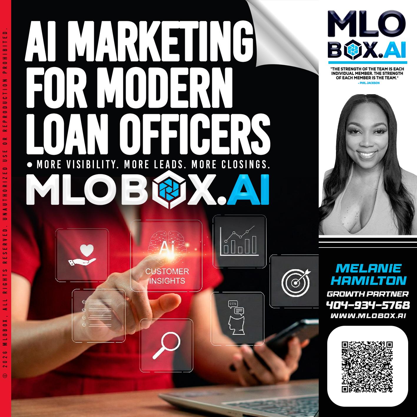 AI MARKETING - Melanie Hamilton -Loan Officer