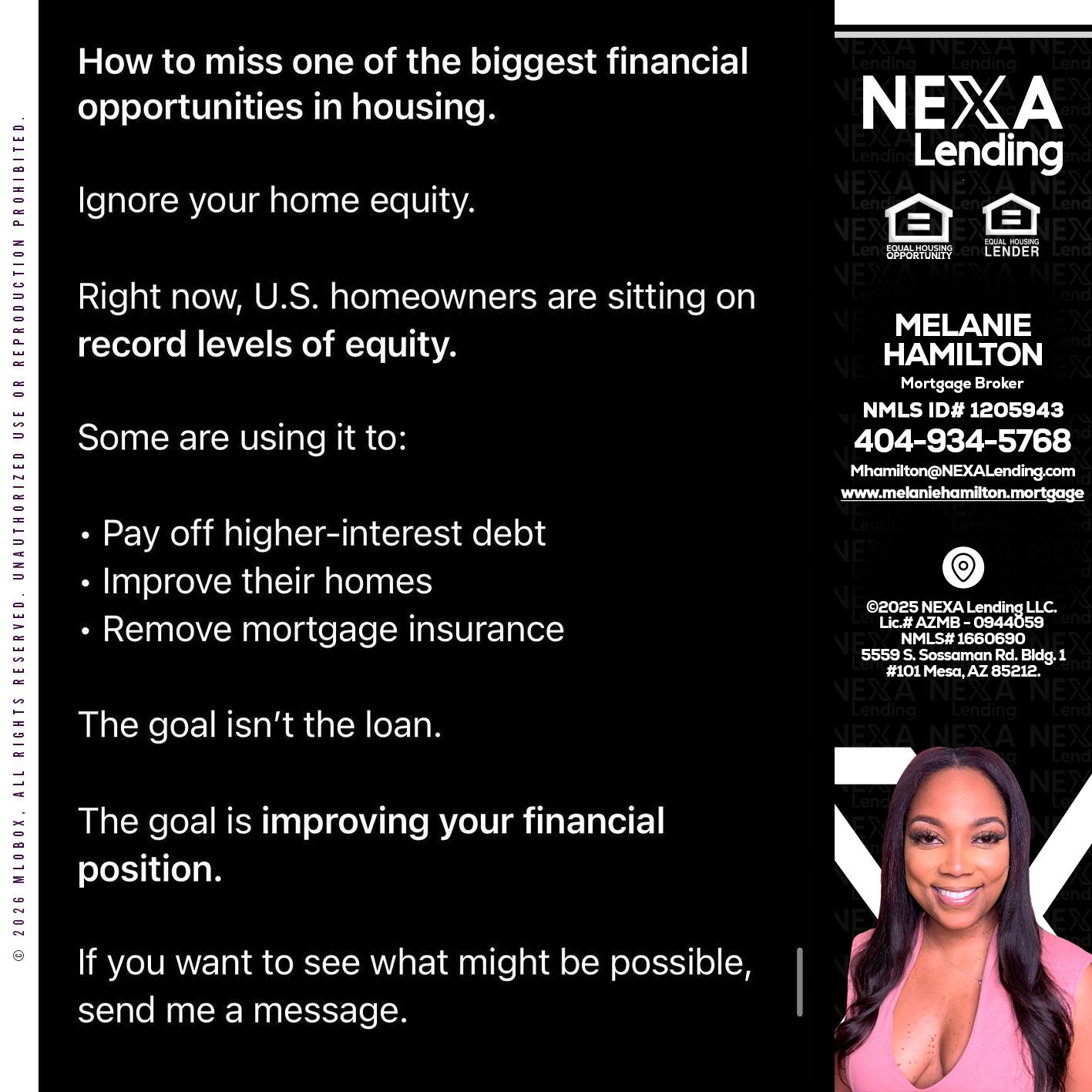how to miss - Melanie Hamilton -Loan Officer