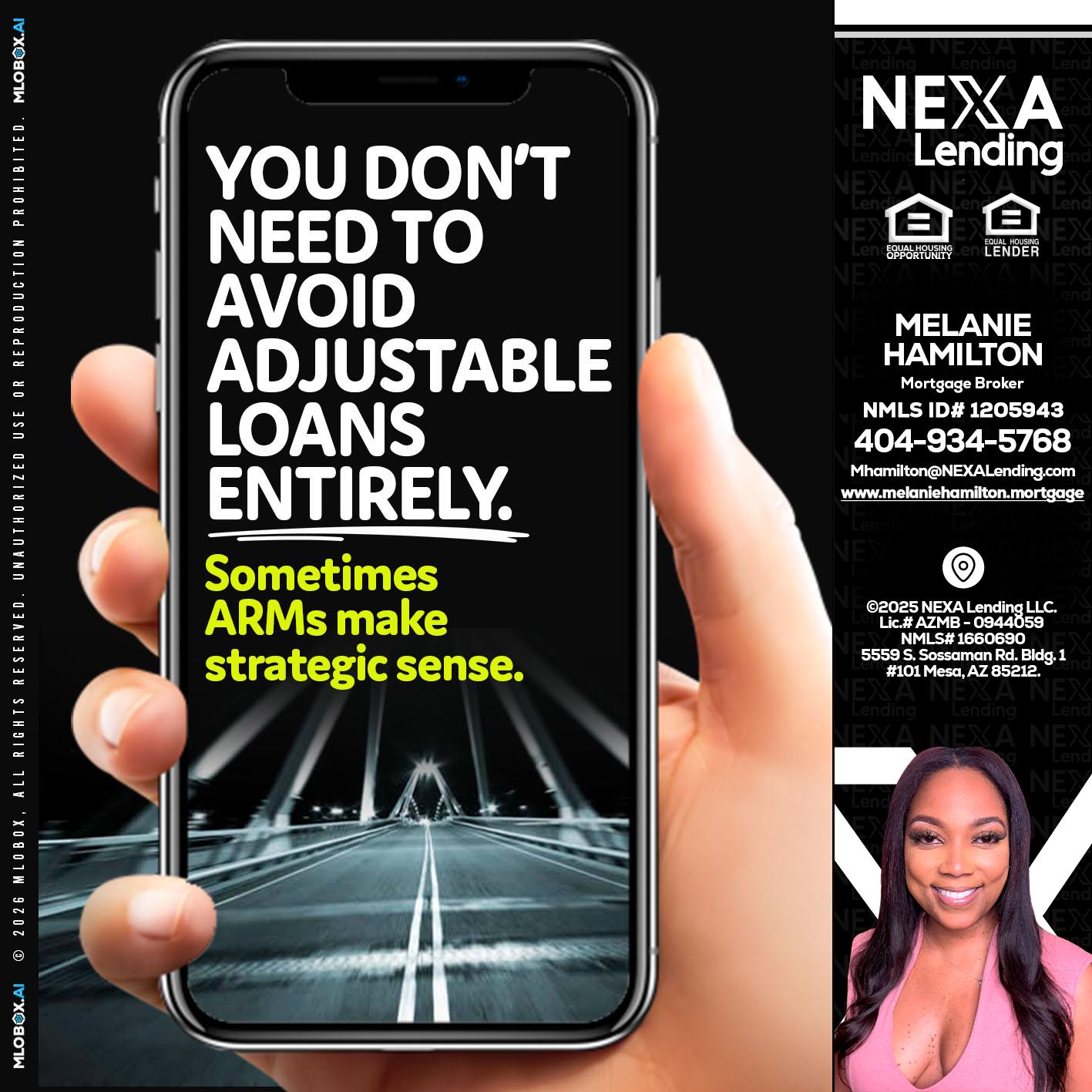 YOU DONT NEED - Melanie Hamilton -Loan Officer