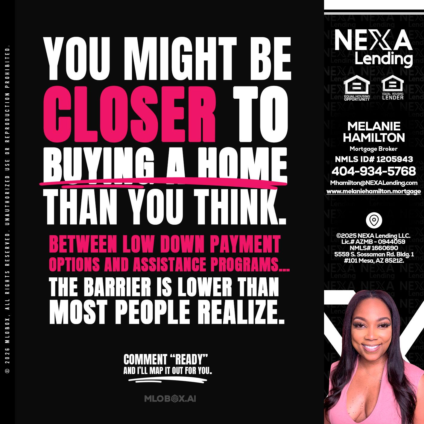 YOU MIGHT BE - Melanie Hamilton -Loan Officer