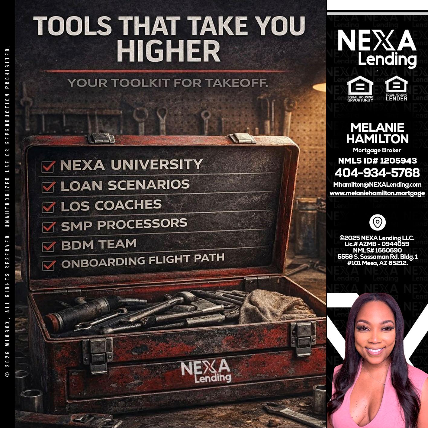 TOOLS THAT - Melanie Hamilton -Loan Officer