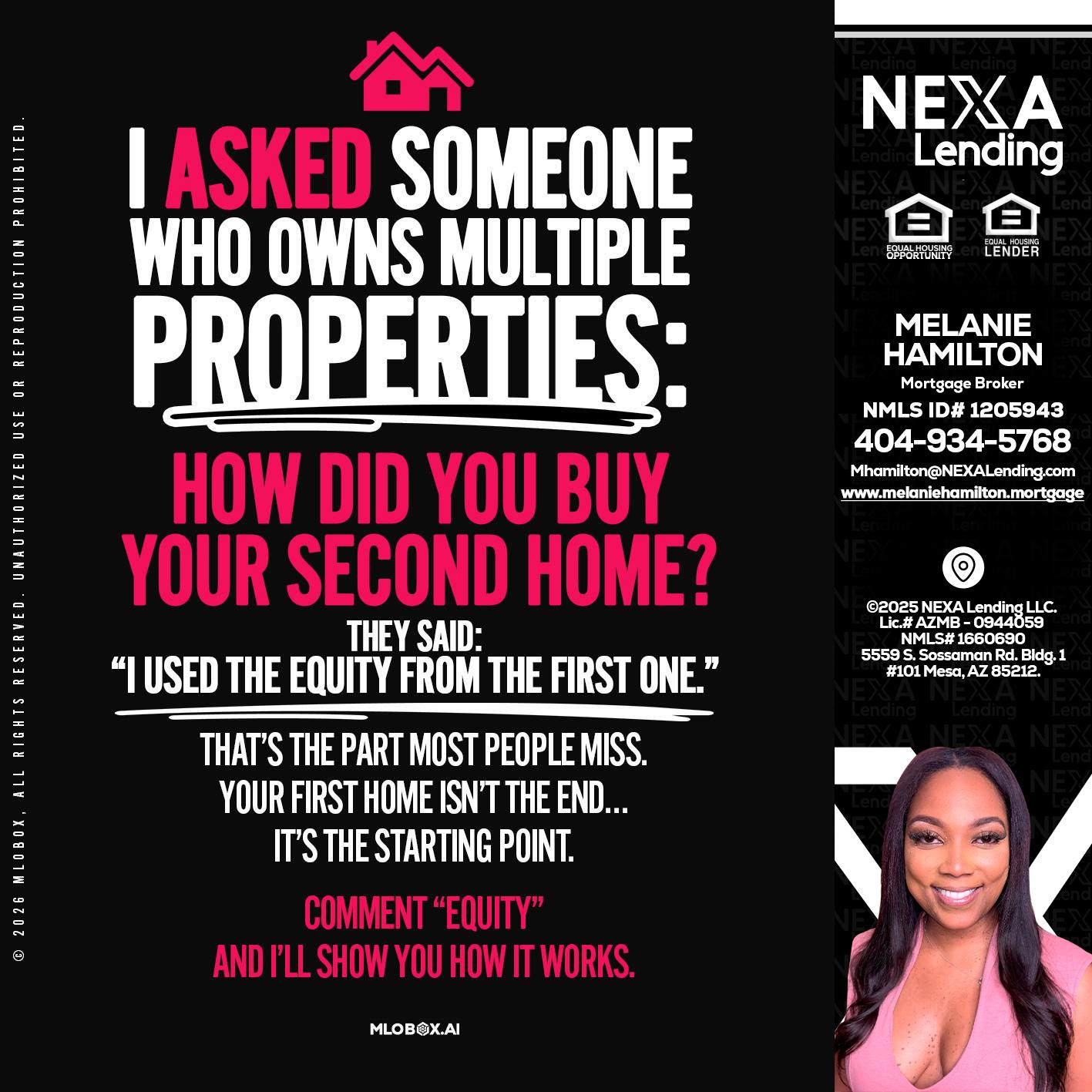 I ASKED SOMEONE - Melanie Hamilton -Loan Officer