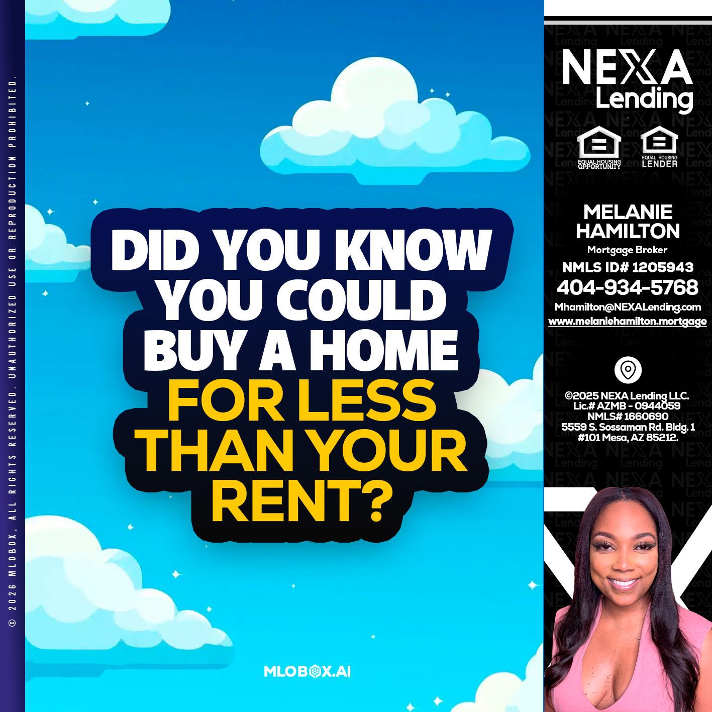 DID YOU KNOW - Melanie Hamilton -Loan Officer