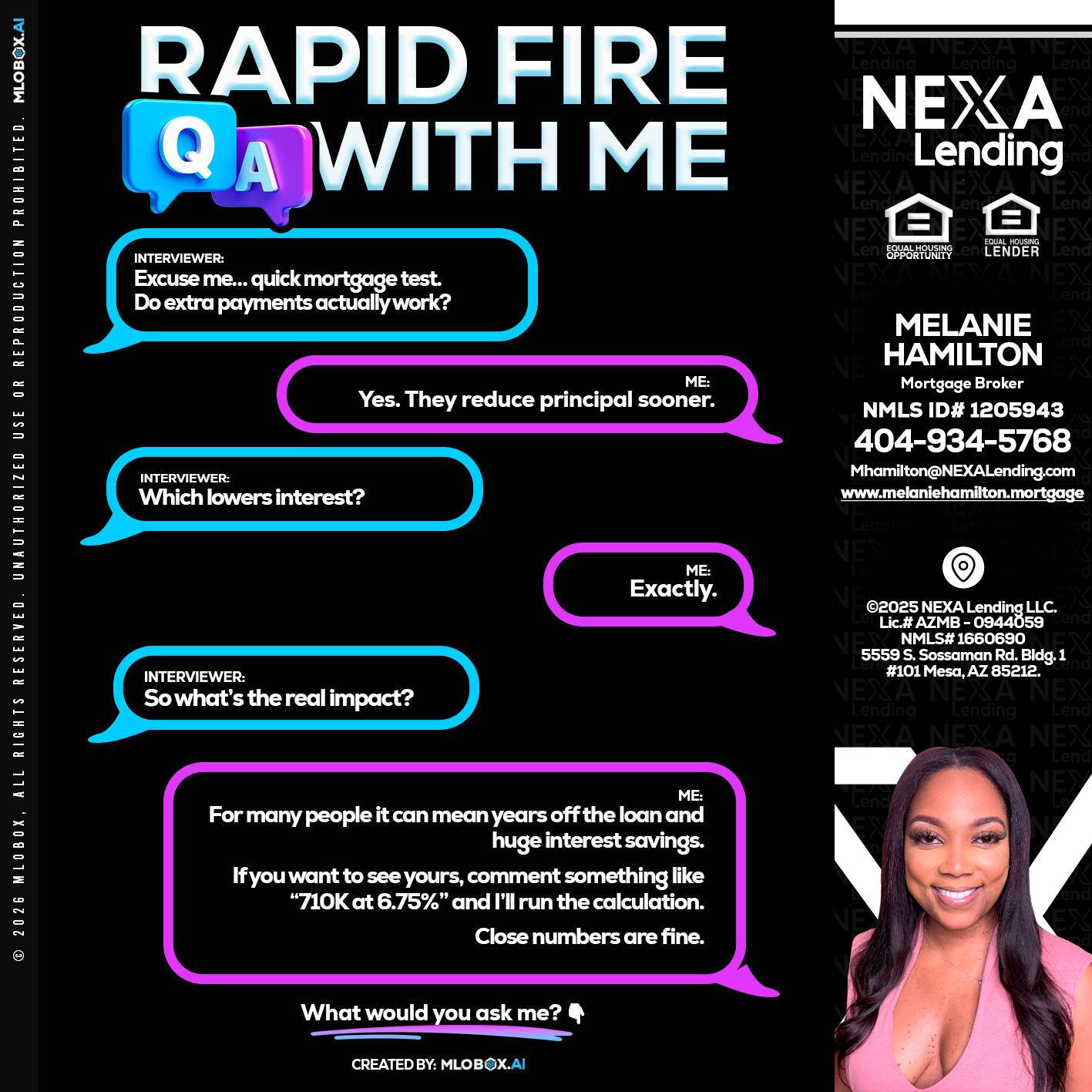 RAPID QA - Melanie Hamilton -Loan Officer