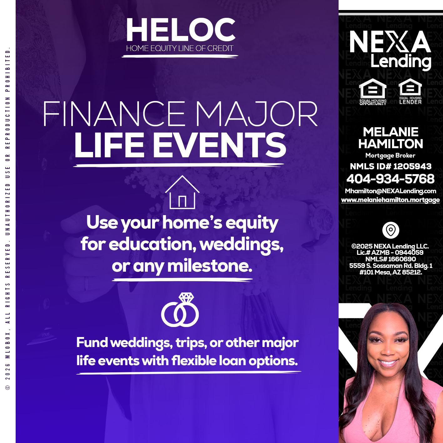 HELOC - Melanie Hamilton -Loan Officer