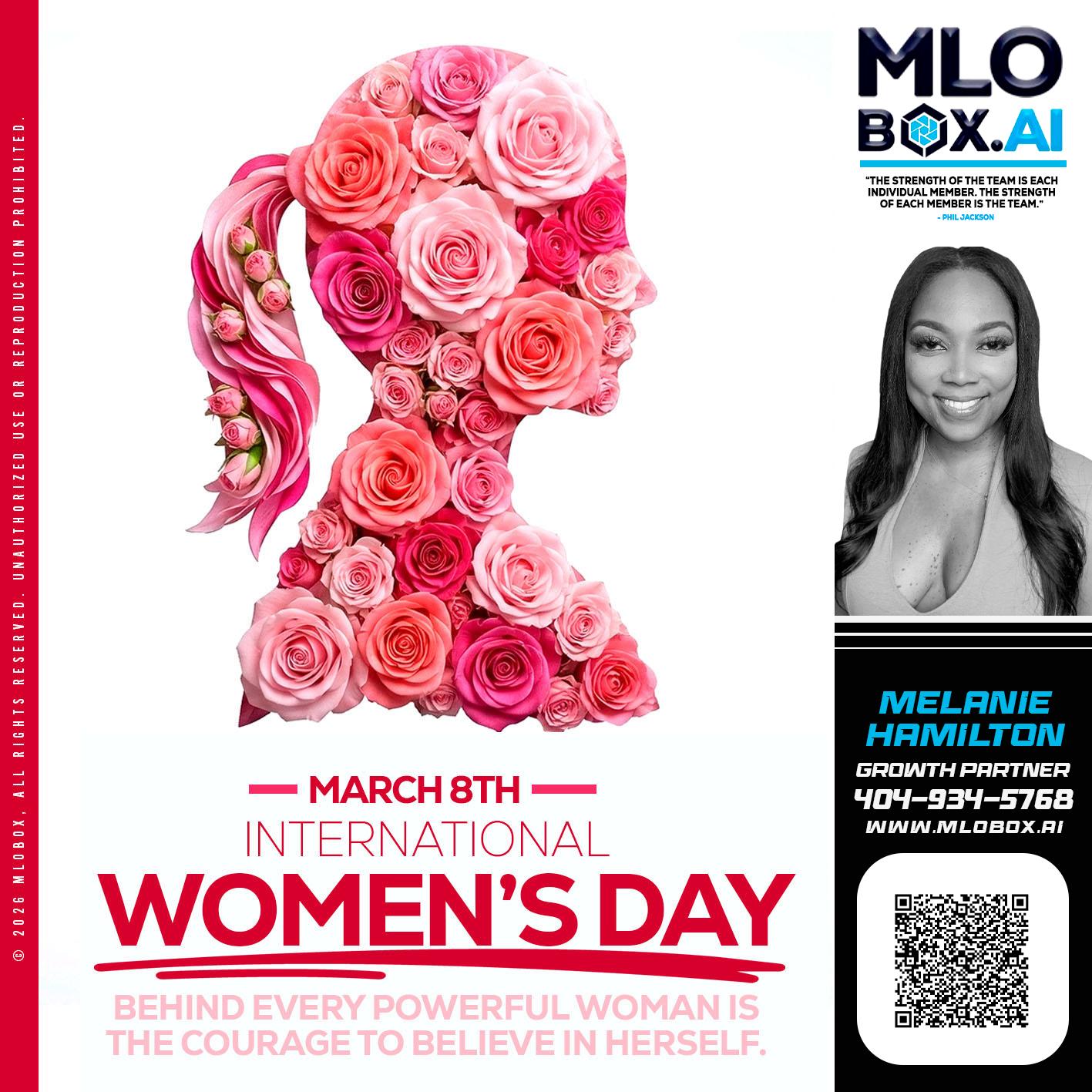 MARCH 8TH - Melanie Hamilton -Loan Officer