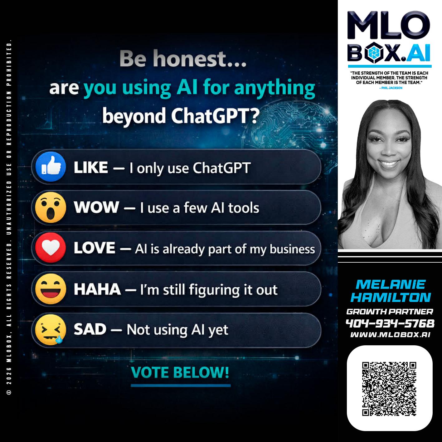 BE HONEST - Melanie Hamilton -Loan Officer