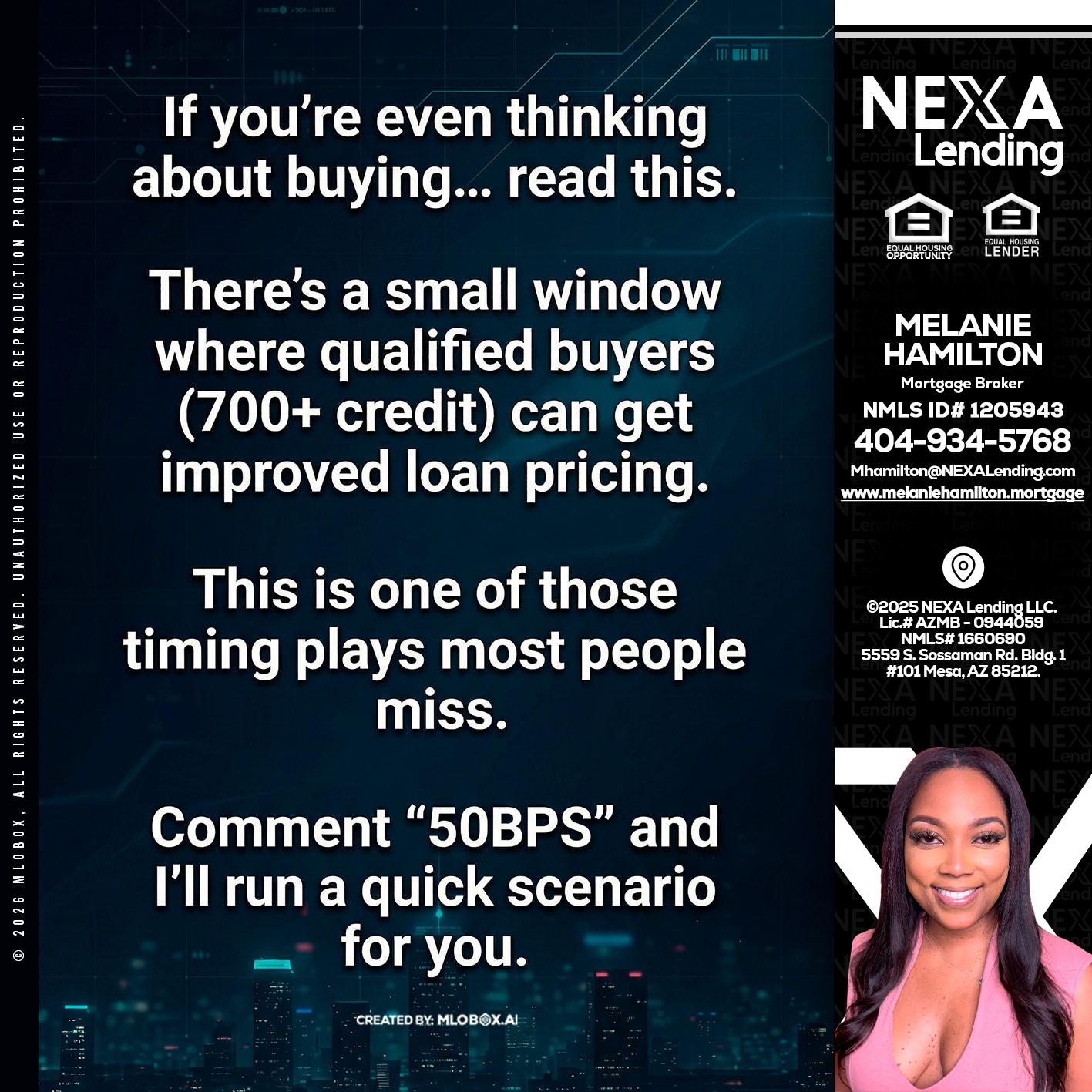 IF YOU EVER - Melanie Hamilton -Loan Officer