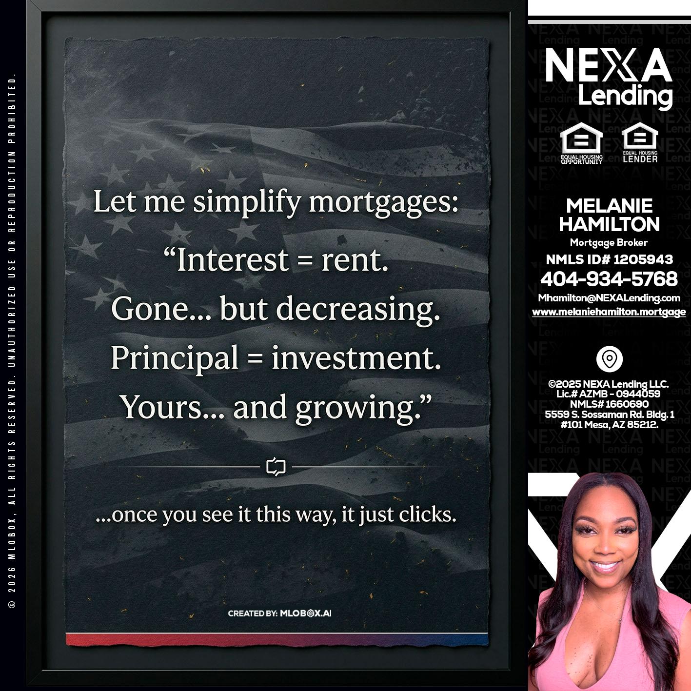 LET ME SIMPLIFY - Melanie Hamilton -Loan Officer