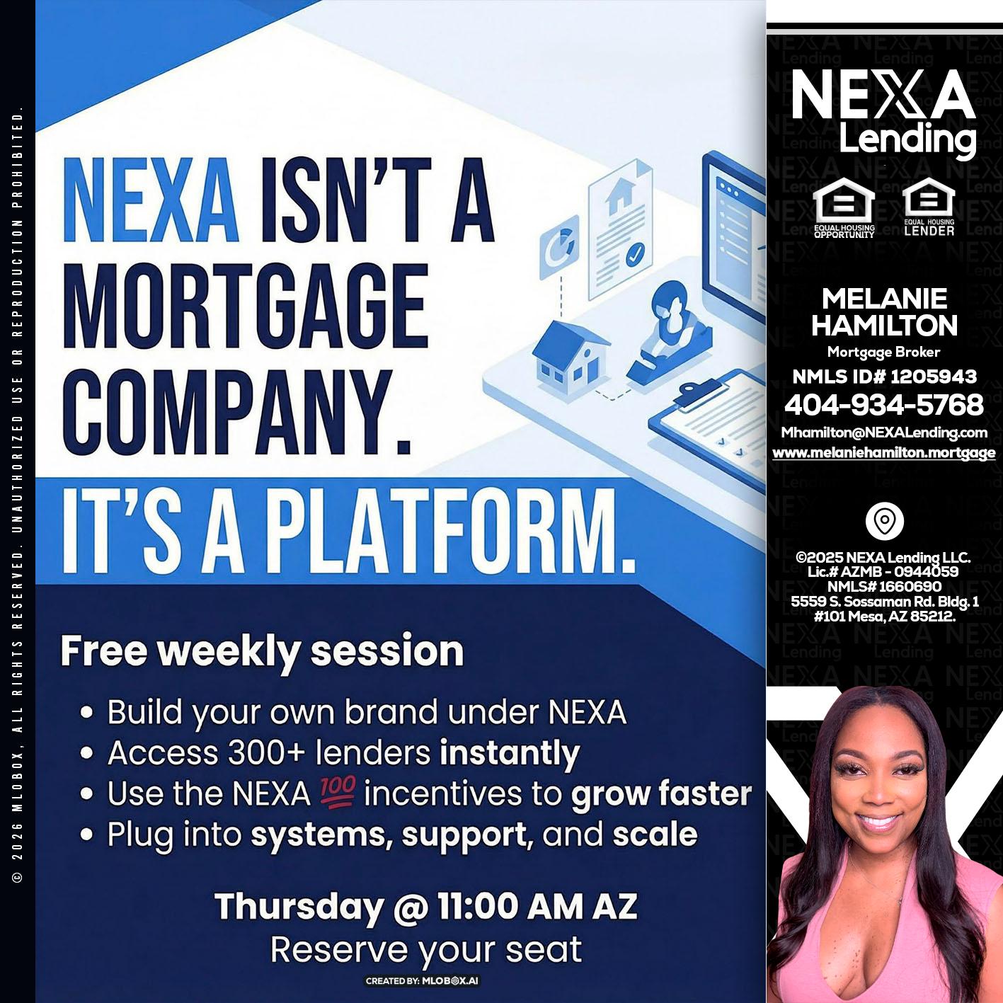 NEXA ISNT - Melanie Hamilton -Loan Officer
