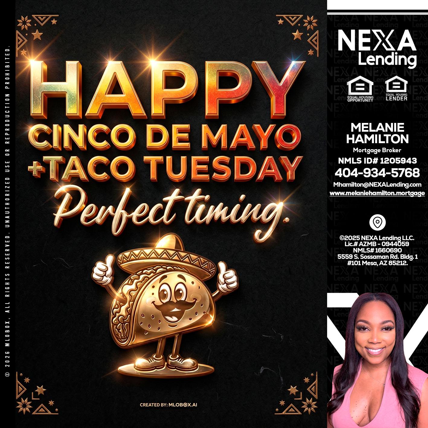 happy 5 de mayo - Melanie Hamilton -Loan Officer