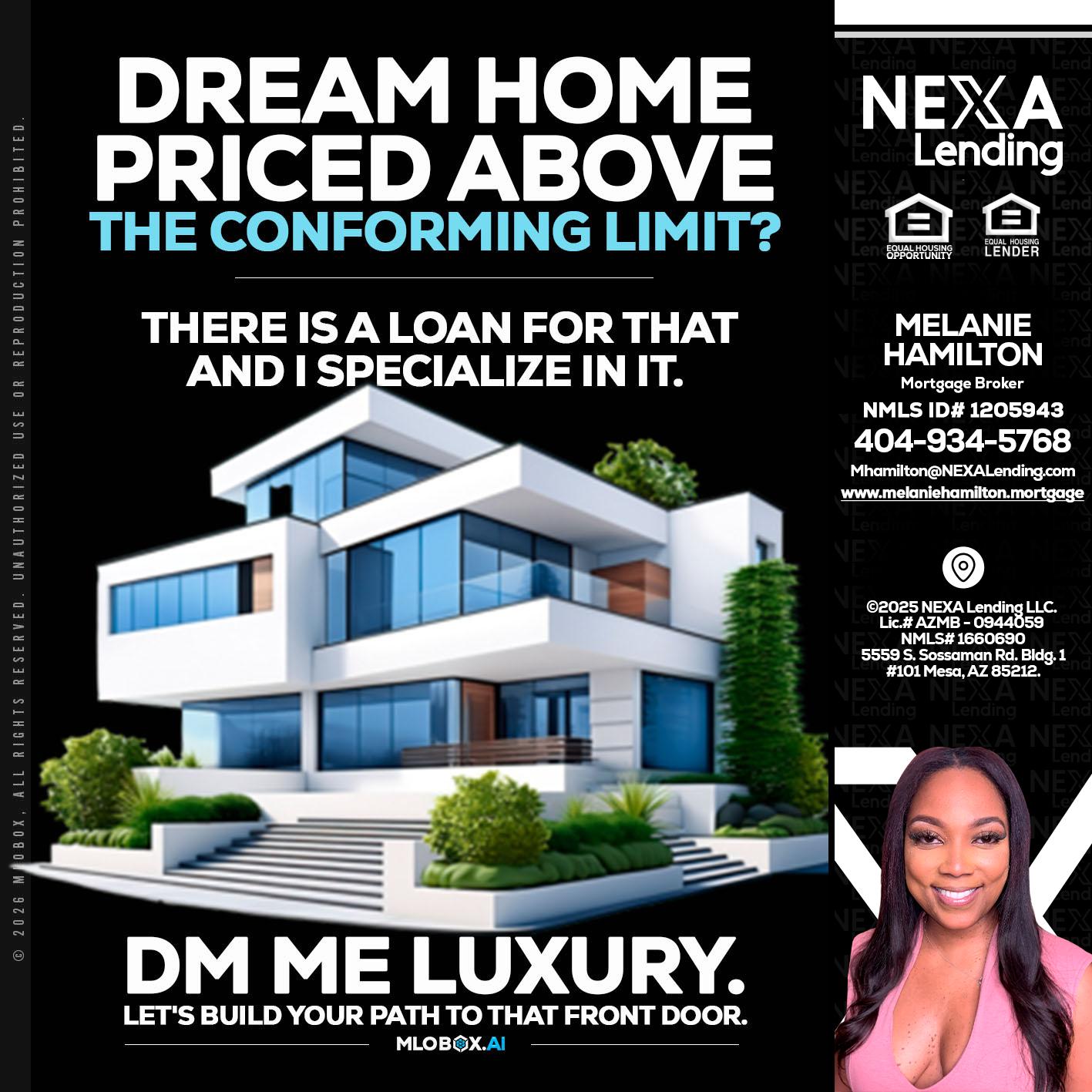 DREAM HOME - Melanie Hamilton -Loan Officer