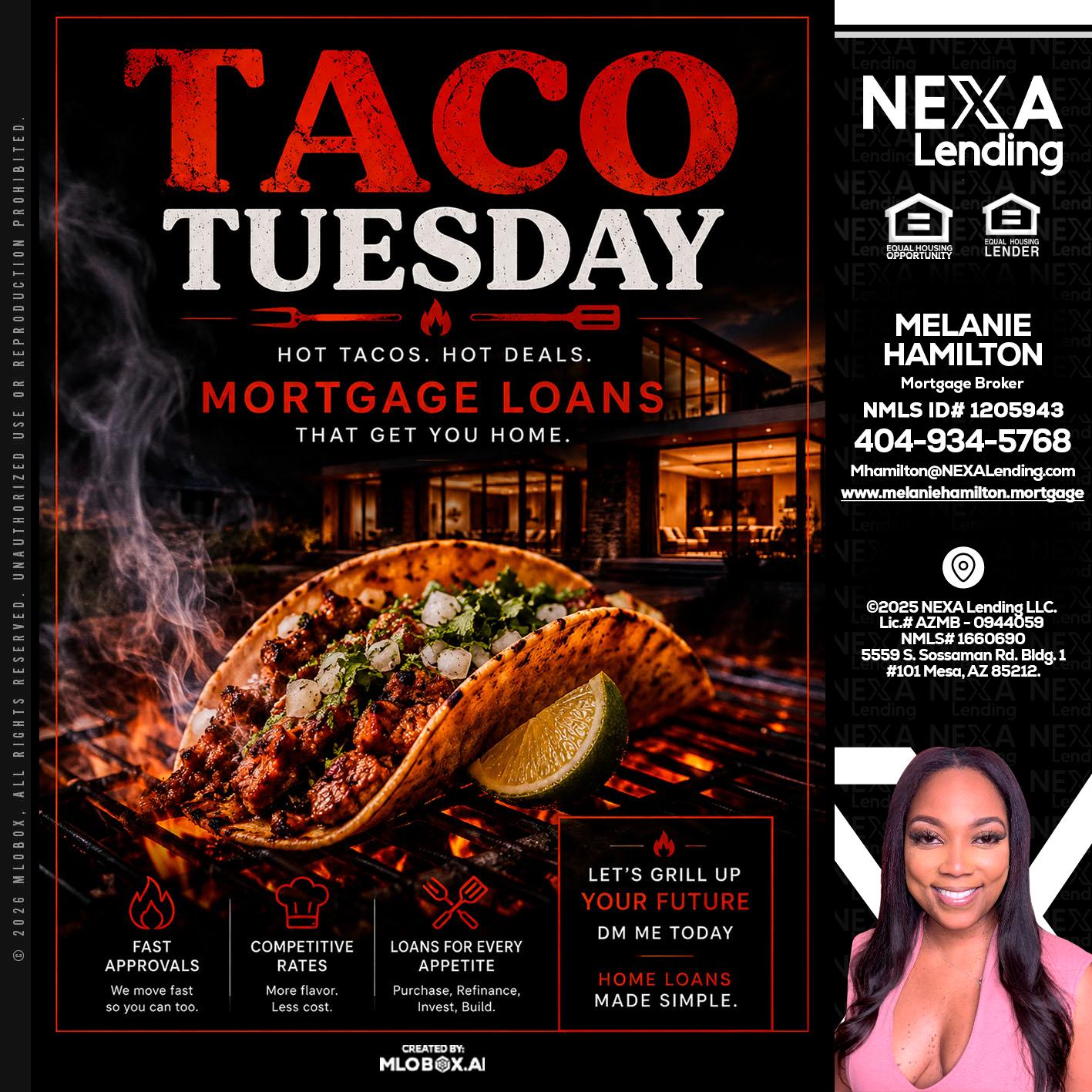 TACO TUESDAY - Melanie Hamilton -Loan Officer