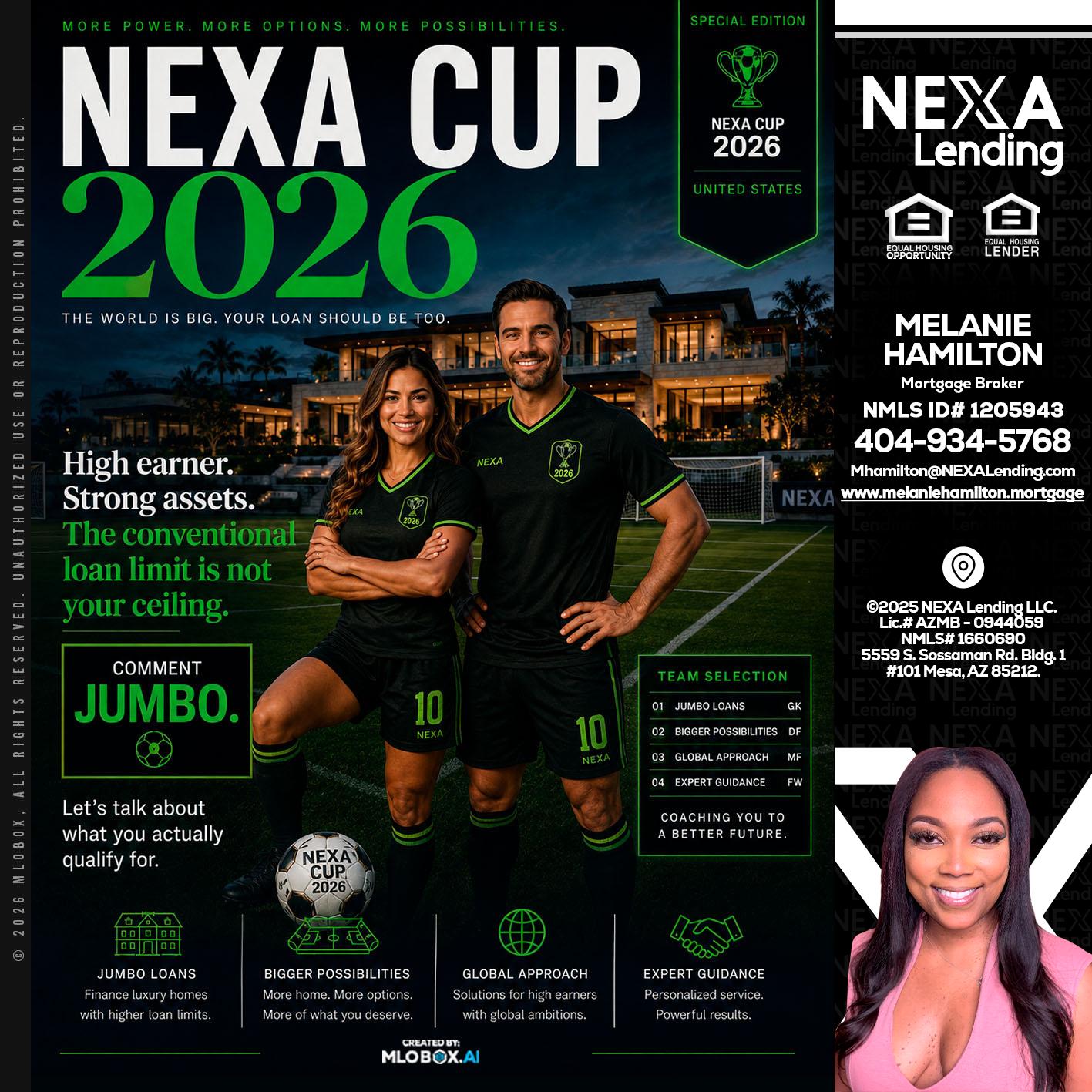 NEXA CUP 2026 - Melanie Hamilton -Loan Officer