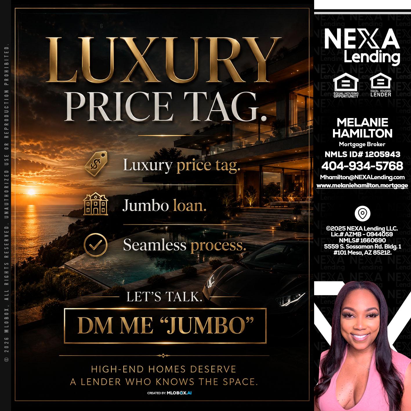 LUXURY PRICE - Melanie Hamilton -Loan Officer