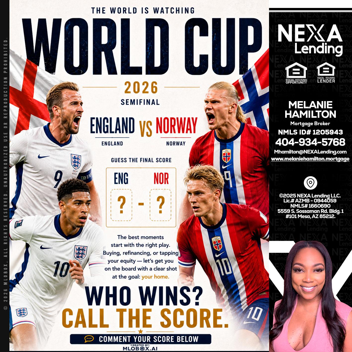 WORLD CUP 2026 - Melanie Hamilton -Loan Officer