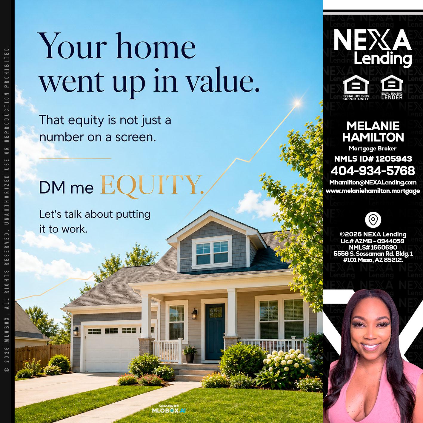YOUR HOME - Melanie Hamilton -Loan Officer