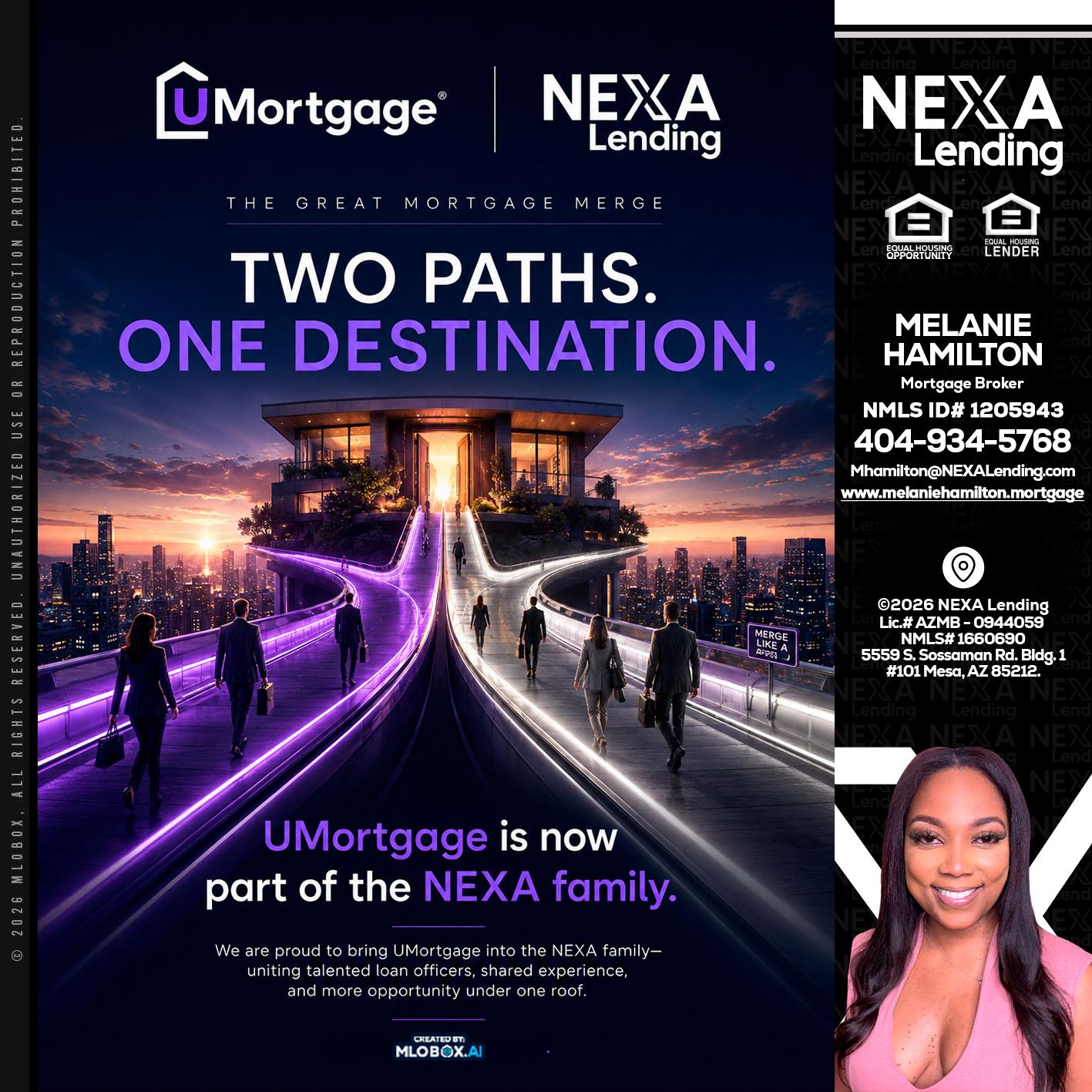 two path - Melanie Hamilton -Loan Officer